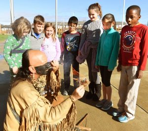 Suncrest Elementary students learn about tools of the past